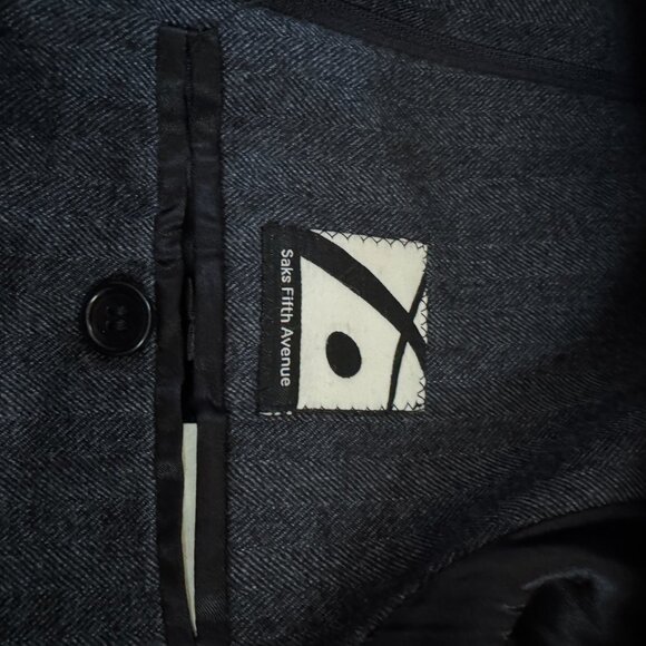 Saks 3-in-1 weatherproof sportscoat with zip out vest, made in Italy, mens 44/XL - Picture 14 of 16